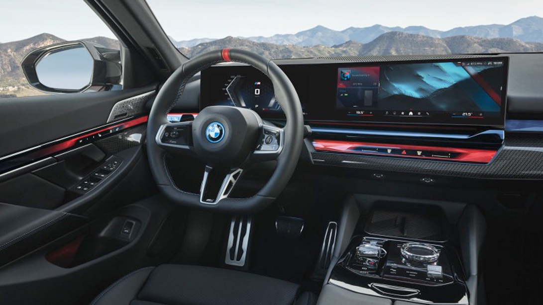 BMW i5 Saloon Electric Car Lease Interiors