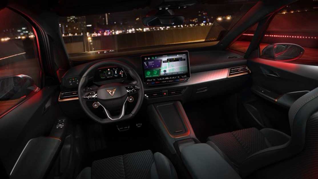 Cupra Born VZ Electric Car Lease Interior