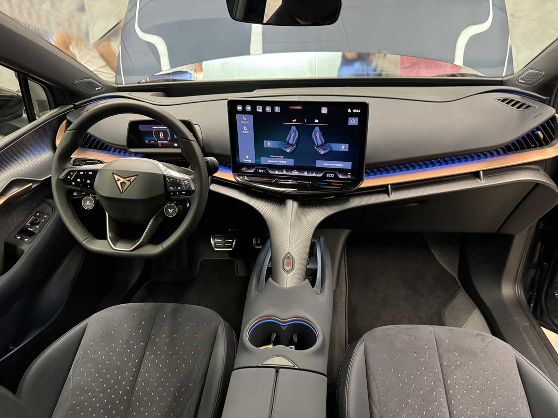 Cupra Tavascan Electric Car Lease interior