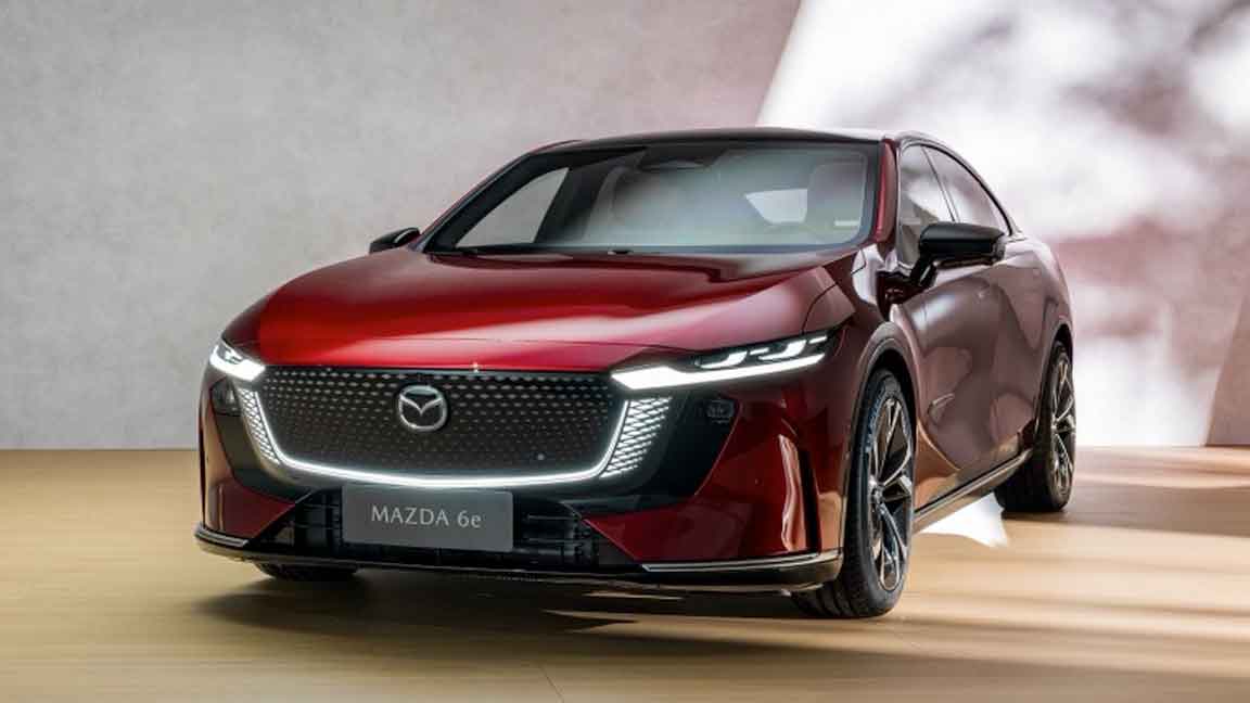 Mazda 6e Liftback Saloon Electric Car Lease UK