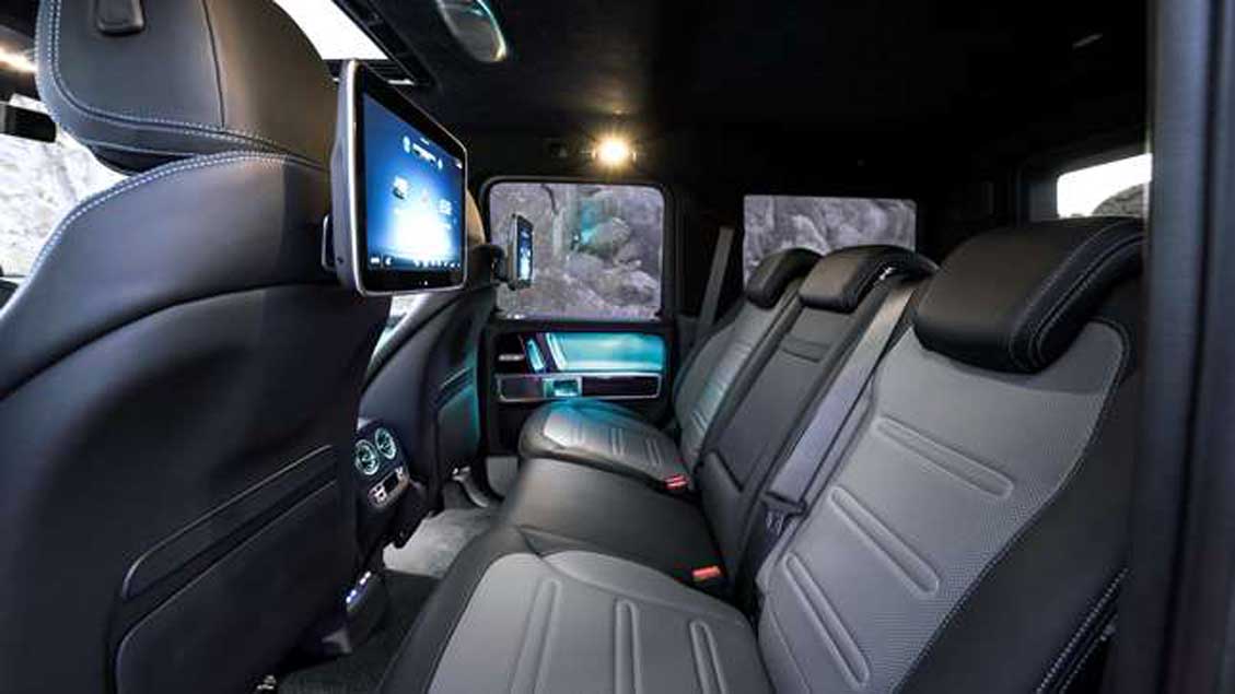 Mercedes G-Class Electric Car Lease Interior