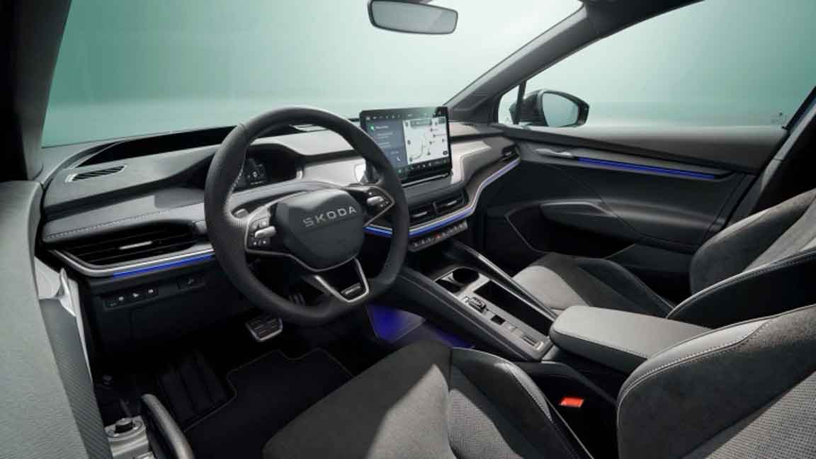 Skoda Elroq SUV Electric Car Lease Interior